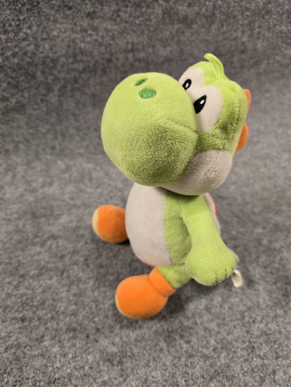 Super Mario Yoshi Plush Toy - Green & Orange Soft Plush 8"